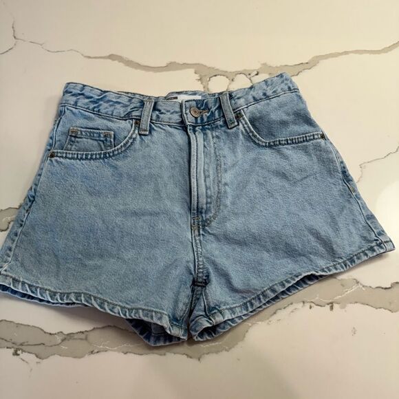 Bershka denim shorts. Size 2. - Picture 1 of 5